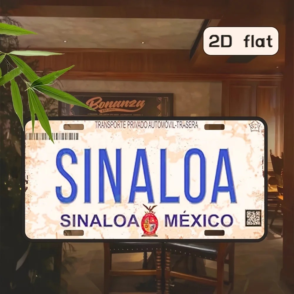 Home Bar Cafe - Decoração de Parede Metálica Personalizada 2D