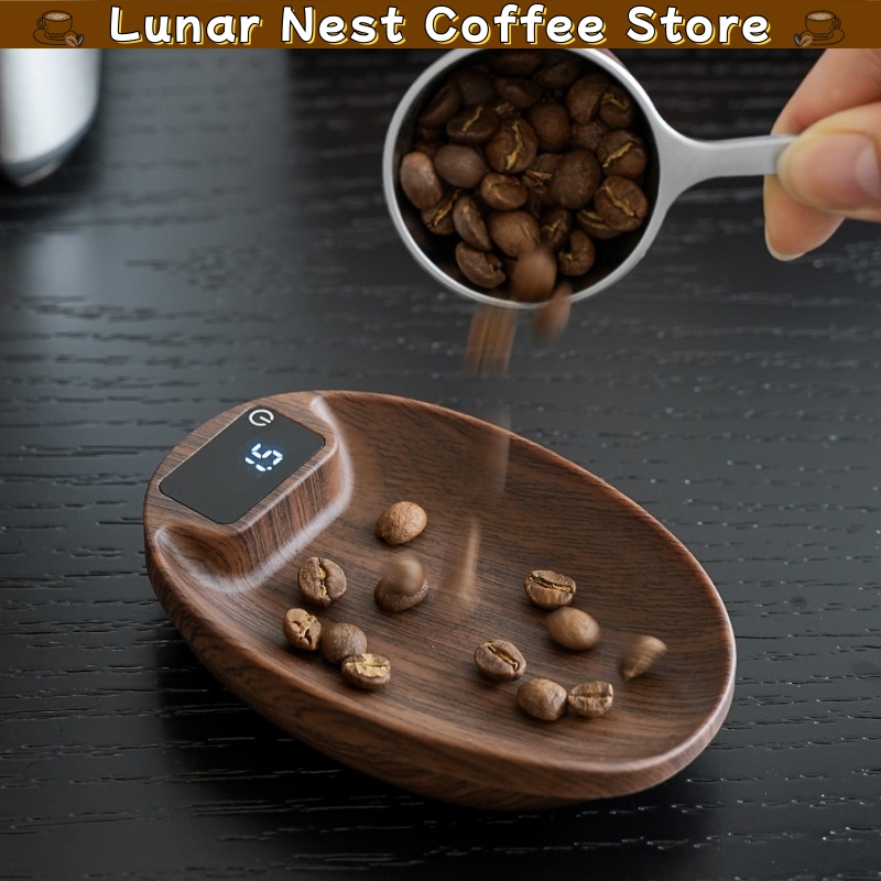 Home Barista - Balança Digital Portátil para Café, Bandeja