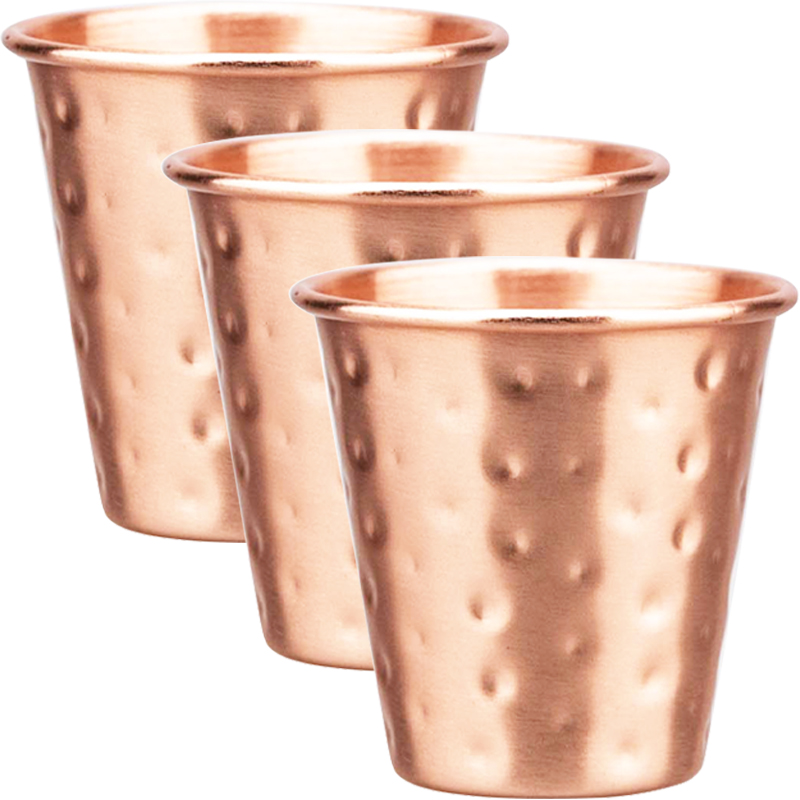 3 Peças Novas Canecas de Cobre - Mule Copper Mug avaliação e preço