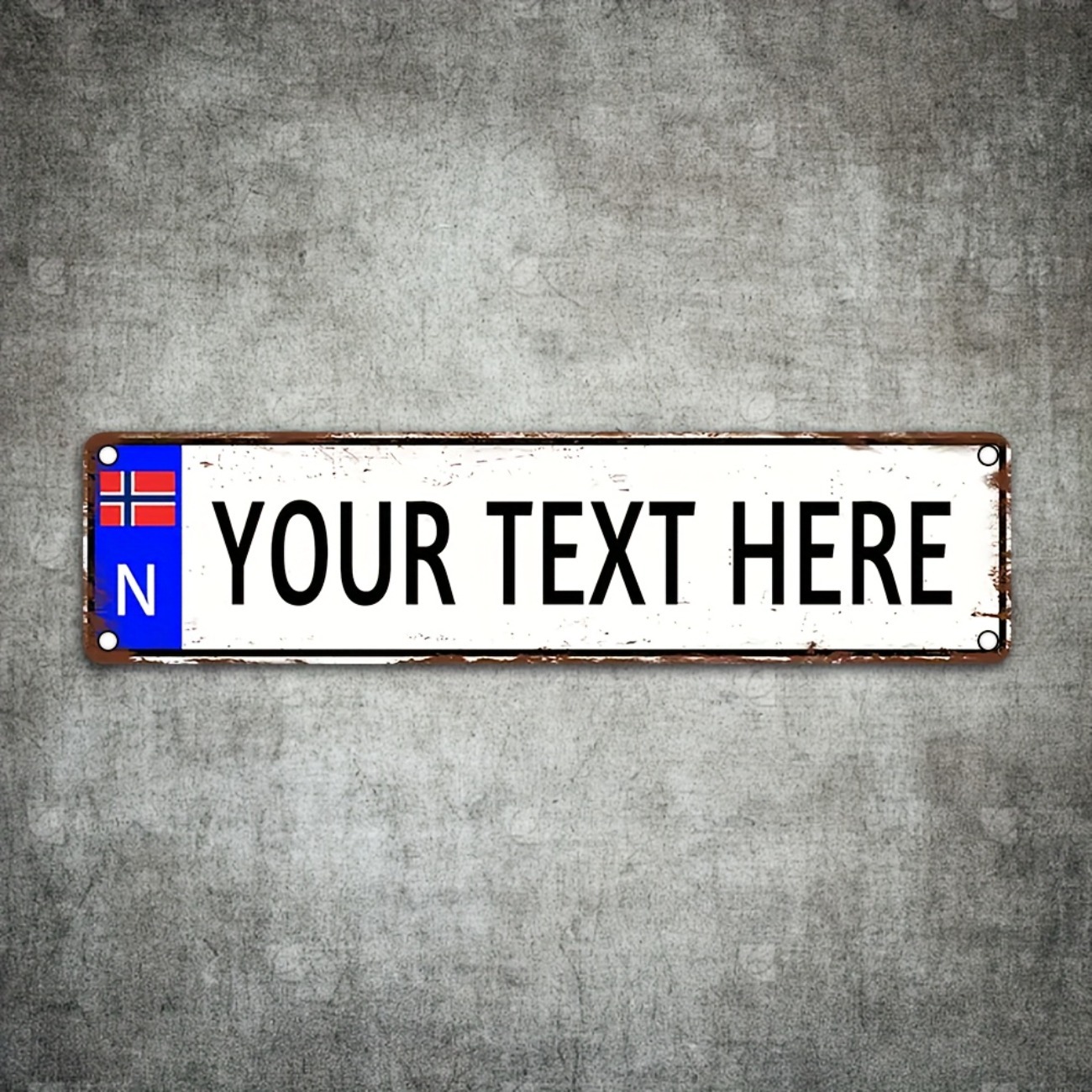 Sinal de metal vintage noruegu - Home Bar Signs avaliação e preço