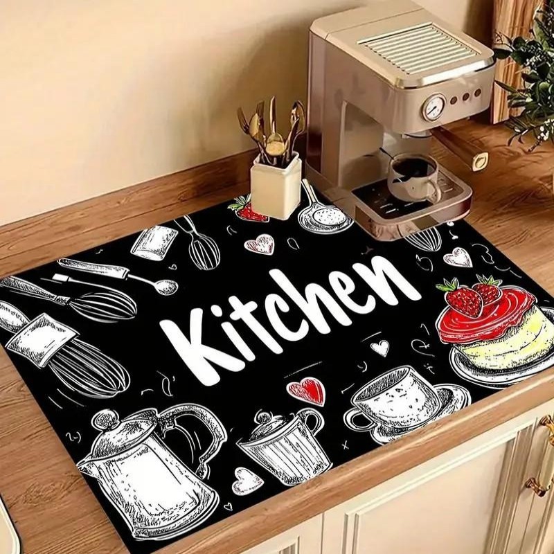 Cozinha super absorvente estei - Bar Mat Rubber avaliação e preço