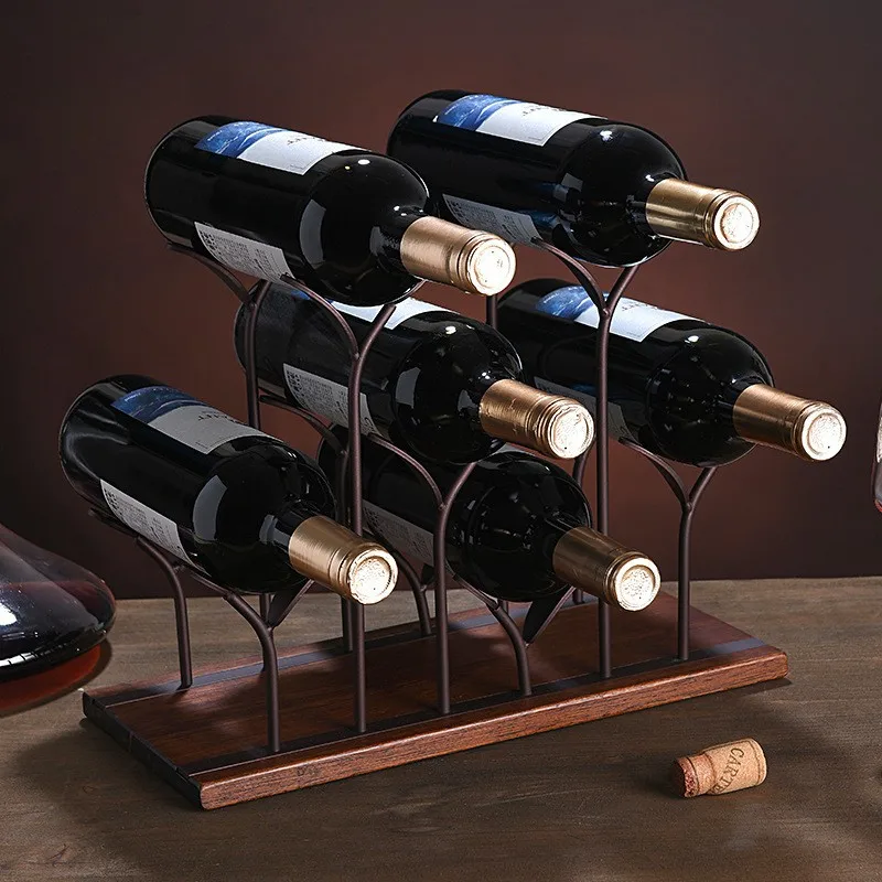 Criativo rack de vinho tinto d - Home Bar Setup avaliação e preço